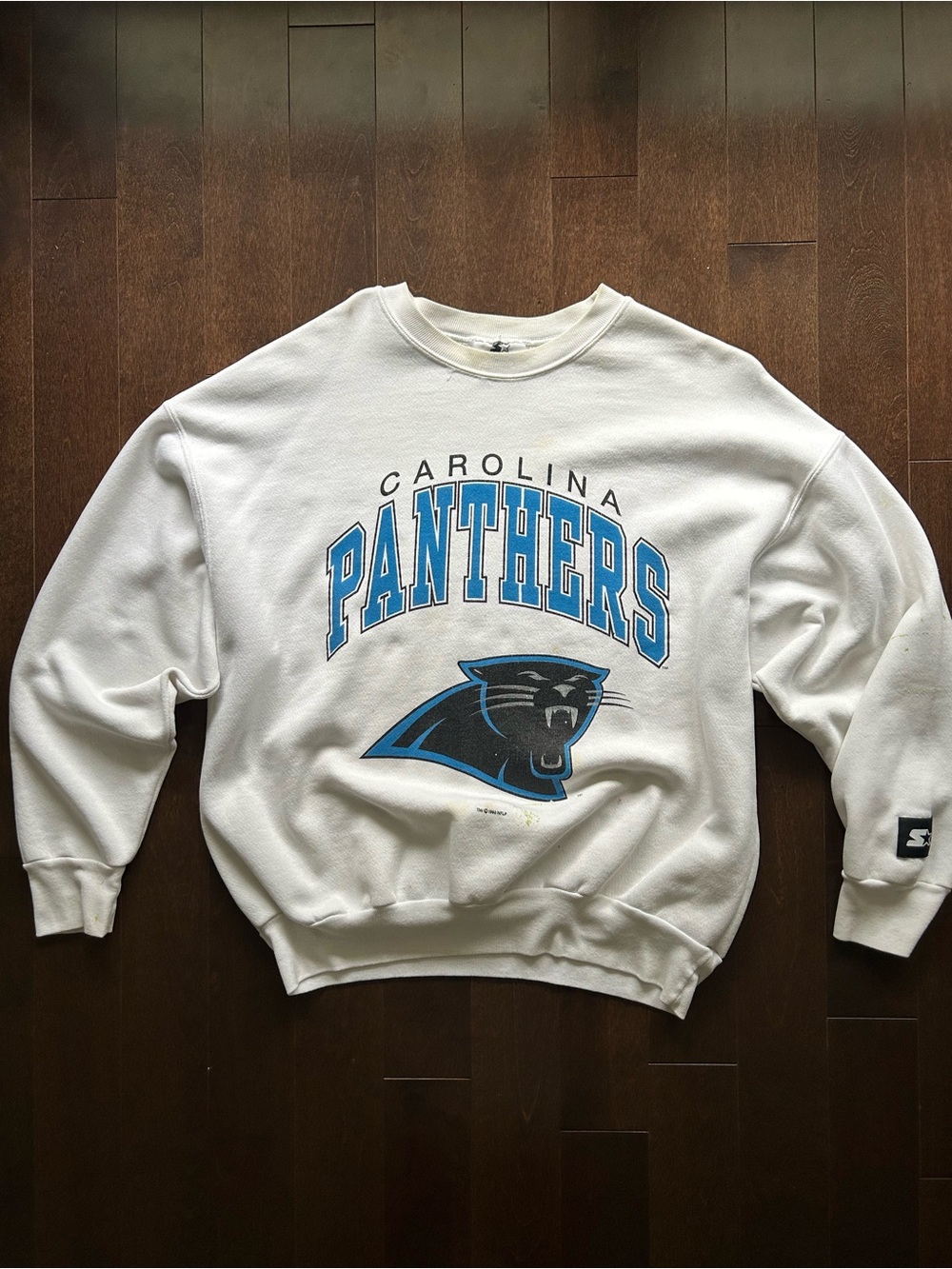 Vintage Carolina Panthers 1993 Starter NFL Football Crewneck Sweatshirt